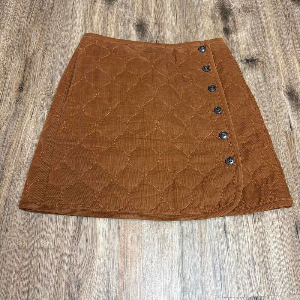 Madewell Women's Brown and Orange Skirt